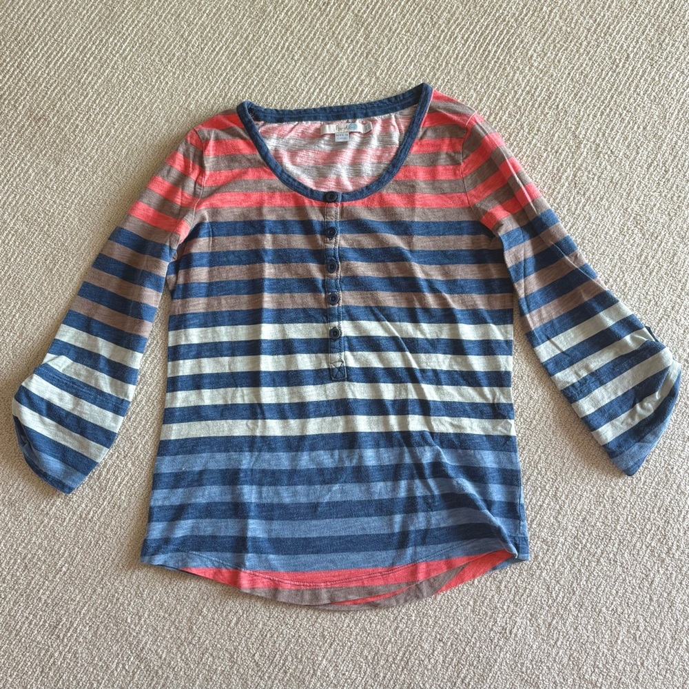 Boden Women’s Multicolor Striped Shirt US 2